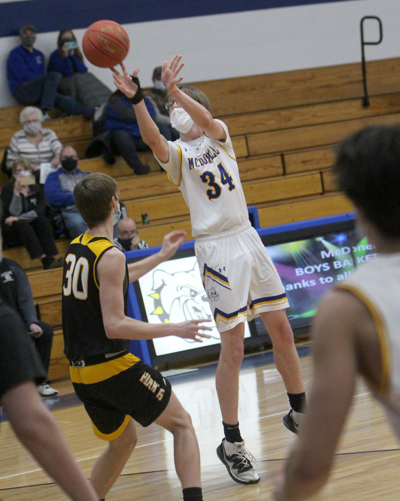 Cadott at McDonell boys basketball 1-18-21